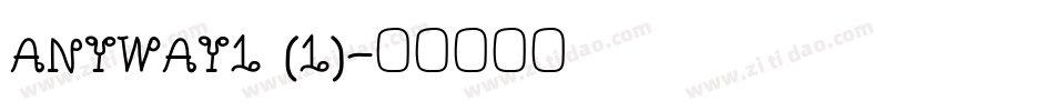 ANYWAY1 (1)字体转换
